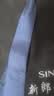 GLO-STORY拉链领带 父亲节礼物8cm男士商务正装潮流领带礼盒装藏青不规则 实拍图