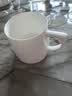 陶相惠陶瓷茶杯带盖办公室茶杯骨瓷纯白会议水杯260ml小号陶瓷杯子定制 实拍图
