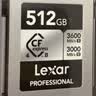 雷克沙（Lexar）512GB CFexpress Type B存储卡 读3600MB/s 适配富士佳能尼康 8K流畅录制 4.0高速接口 （SILVER） 实拍图