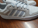adidas ENTRAP美式校园风运动鞋少年感复古篮球风板鞋阿迪达斯 白色/矾土棕/浅蓝   37 实拍图