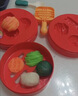 欣格面粉彩泥儿童无毒食品级橡皮泥玩具中华美食铺套装黏超轻粘土礼物 实拍图