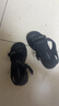 红蜻蜓运动凉鞋女夏季厚底外穿百搭休闲松糕沙滩鞋WTK25309 黑色 38 实拍图