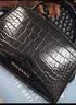 CHARLES&KEITH鳄鱼纹凯莉包手提斜挎婚包包女包生日礼物送女友CK2-50270880-1 Black黑色 S 实拍图