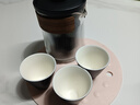 苏泊尔（SUPOR）旅行茶具套装快客杯旅游户外露营便携式饮泡茶高端随身教师节礼物 旅行便携茶具6件套装【陶瓷水墨】 实拍图