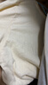 优衣库竹节纱V领T恤/短袖女装纯棉打底休闲百搭26春夏新款483460 483460/40奶油色 M 实拍图