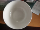 亿嘉（IJARL）陶瓷面碗家用餐具浮雕微玻璃洗碗机适用 纯白6英寸2只装 实拍图