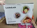 乐扣乐扣（LOCK&LOCK）耐热玻璃保鲜盒微波炉饭盒便当盒学生水果餐盒6件套洗碗机可用 实拍图