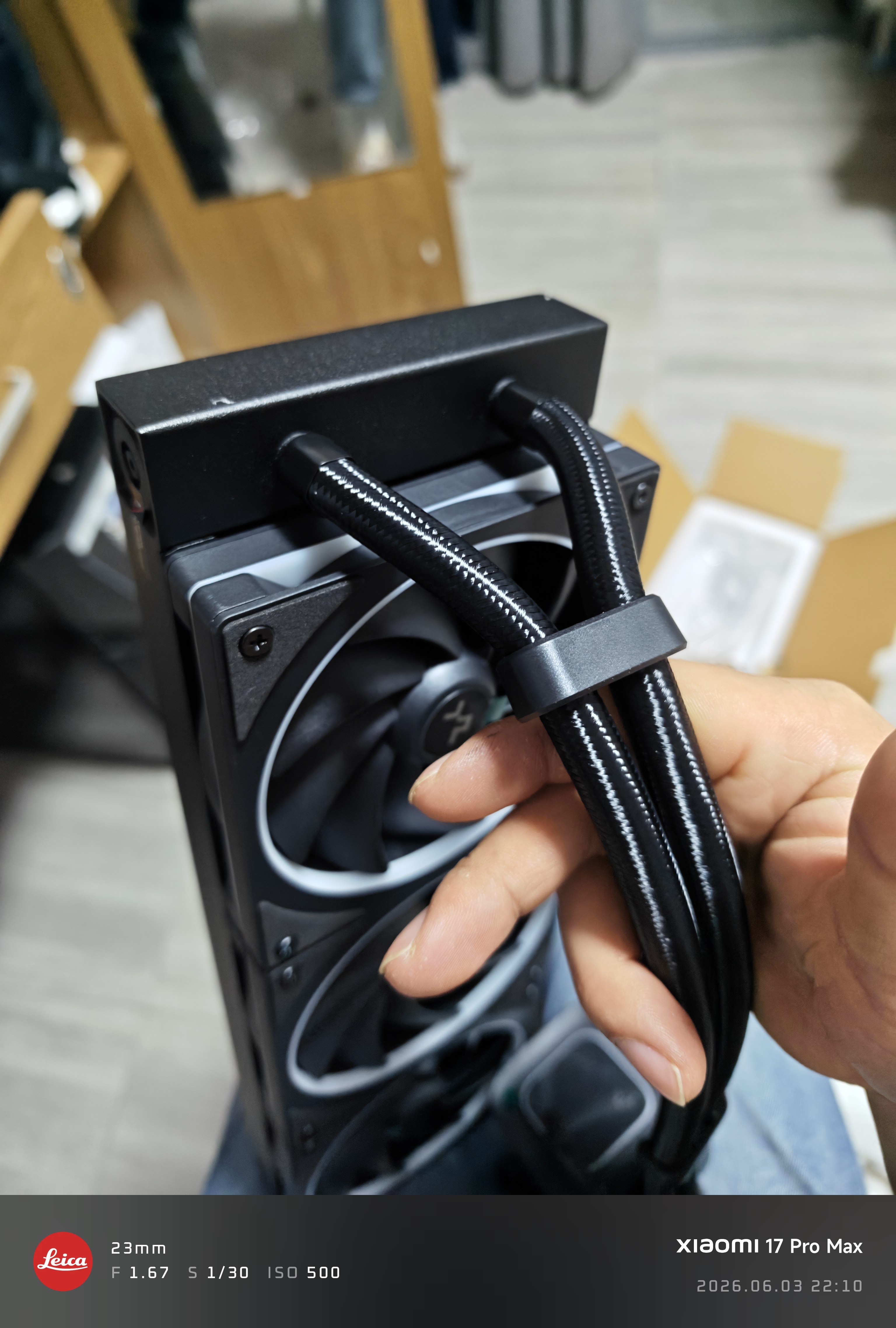 九州风神（DEEPCOOL）冰果360PRO黑色一体式水冷散热器/PWM调速水泵/升级高性能ARGB风扇/3年质保 实拍图