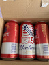 百威【梅西同款】经典红罐啤酒450mL 18罐整箱装喜宴 实拍图