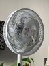 美的（Midea）【飓风节能】七叶柔风立式电风扇/家用轻音落地扇/台式小型风扇/大风力遥控定时摇头风扇 SAH35BSJ 实拍图