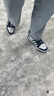 adidas ENTRAP美式校园风运动少年感复古篮球风板鞋男女阿迪达斯   白色/深蓝色/绿色   42.5 实拍图