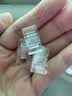 山泽 超五类网线水晶头 超5类RJ45电脑千兆网络连接头 CAT5E工程级镀金水晶头 10个 SJ-5010 实拍图