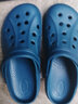 恒源祥 夏季洞洞鞋凉鞋男女外穿拖鞋户外休闲旅行两穿海边凉拖鞋沙滩鞋H22EYLY-215 蓝色 42 实拍图