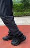 安踏男鞋运动鞋男士鞋子黑色皮面防水软底跑步鞋网面透气秋季新款男生 【人气款皮面防泼水防滑】黑 42 (美码8.5) 实拍图