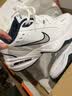 耐克轻便训练鞋秋季健身缓震老爹鞋NIKE AIR MONARCH 4 415445 102白色/金属银/深藏青 40.5 (255mm) 实拍图
