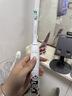 飞利浦（PHILIPS）【价低头部达播9折】【七夕礼物】电动牙刷熊猫和花联名款 软萌钻石花花刷  白色HX5073/05 实拍图