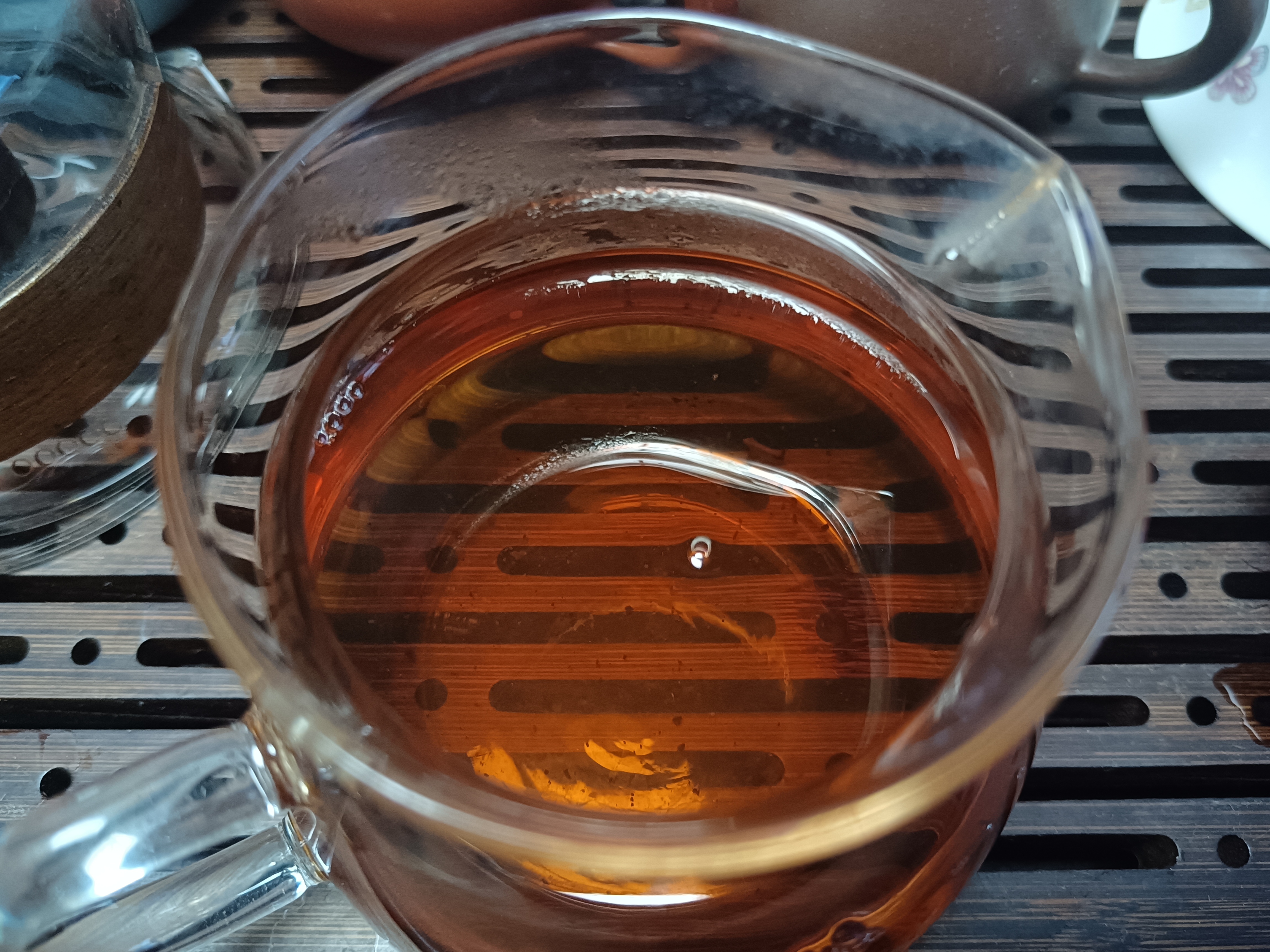 盛安长泾阳茯茶陕西官茶黑茶陕西特产茶叶送礼礼物高档红木礼盒 500g 实拍图