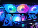 TCOMAS钛钽SJ-A080 360白色 一体式CPU水冷散热器 大冷头加厚冷排风扇ARGB光效 支持intel/AMD 实拍图