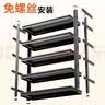 全品屋厨房置物架落地多功能用具层架收纳家用货架微波炉储物柜30604 实拍图