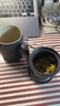 京东京造茶杯便携式黑陶茶泡茶壶茶杯功夫茶具办公杯随身茶壶容量400ml 实拍图