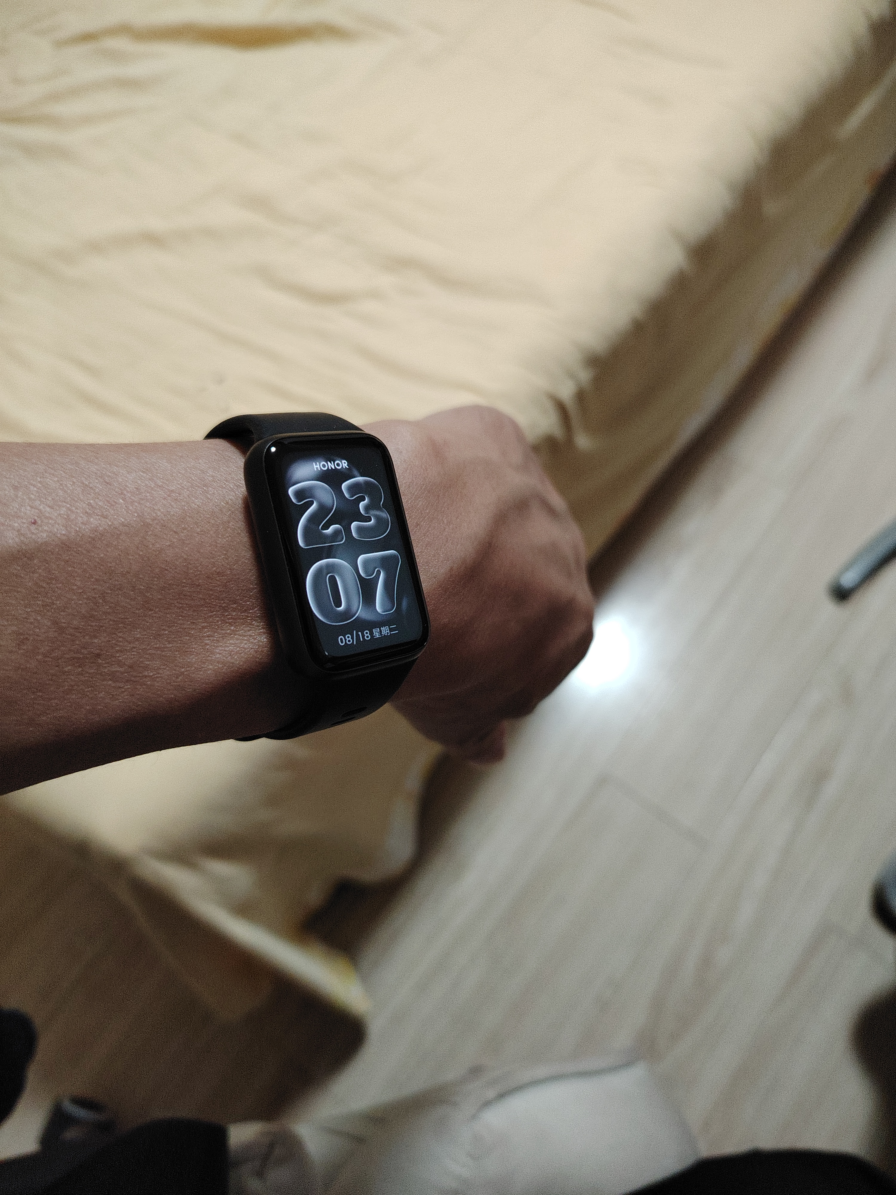 荣耀手环11 26天长续航 睡眠健康监测 羽毛球模式 运动手环 智能手环Pro GPS版黑色 七夕礼物 国家补贴 实拍图
