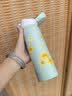 膳魔师（THERMOS）保温杯316L不锈钢大容量水杯儿童男女情侣杯子生日礼物团购 向日葵 500ml 实拍图