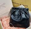 CHARLES&KEITH迷你菱格流浪包单肩斜挎双肩包包女包七夕礼物送女友CK2-60782390 【S号】Black黑色 S 实拍图
