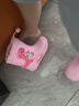 牧萌儿童雨鞋男童女童防水立体宝宝防滑耐磨卡通雨靴 粉色公主 16码 实拍图