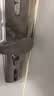 鸣固 不锈钢卧式门锁 室内门木门锁 免改孔孔距面板可调不分方向旧门换锁通用型把手锁 125-48 实拍图