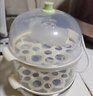 小熊（Bear）煮蛋器蒸蛋器单双层家用高温断电迷你早餐鸡蛋羹蒸鸡蛋器蒸蛋机炖蛋器便携式电蒸锅煮鸡蛋神器 双层 ZDQ-B14Q1【无蒸碗】 实拍图