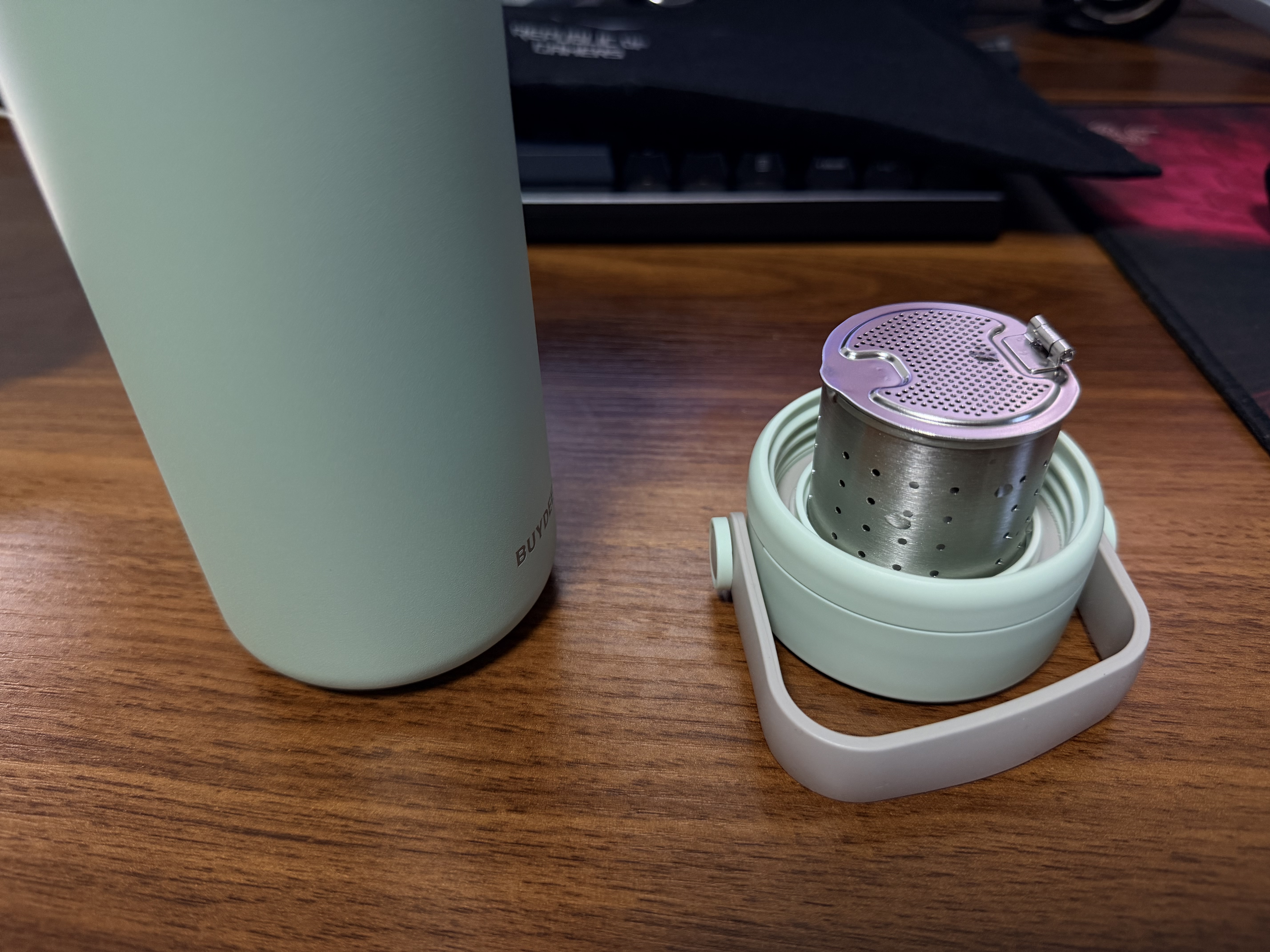 北鼎泡茶保温杯保冷杯茶水分离水杯户外男女2026款生日七夕情人节礼物 实拍图
