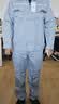 耐典防静电工作服套装夏季长袖劳保服男女汽修工程服厂服定制 灰色180 实拍图