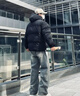 艾漫登棉服男外套男款秋冬季防寒2026新款棉衣男装羽绒面包衣服棉袄男士 XZ800T 黑色 XL 115-145斤优先发货 实拍图