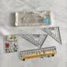 晨光（M&G）文具学生绘图套尺史努比尺子套装小学生考试 4件套（直尺15cm+三角尺*2+量角器）开学文具 实拍图
