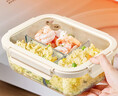 小熊（Bear）高硼硅玻璃保鲜饭盒可微波炉加热专用餐盒格洗碗机可用 JC012-P04 实拍图