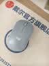 罗技（Logitech）M221 轻音鼠标 无线鼠标 办公鼠标 对称鼠标 带无线微型接收器 雾霭蓝 实拍图