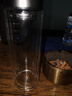 【京东物流配送】高硼硅双层玻璃杯大容量泡茶杯水杯子茶水分离杯 【双层加厚】茶杯350ml1只 实拍图