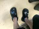 卡骆驰（crocs）经典云朵Clog女沙滩洞洞凉拖鞋206750 黑色39（39-40） 实拍图