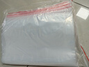 登比食品自封袋12号34*45密封袋防水PE透明特大号收纳袋塑封袋包装袋 实拍图