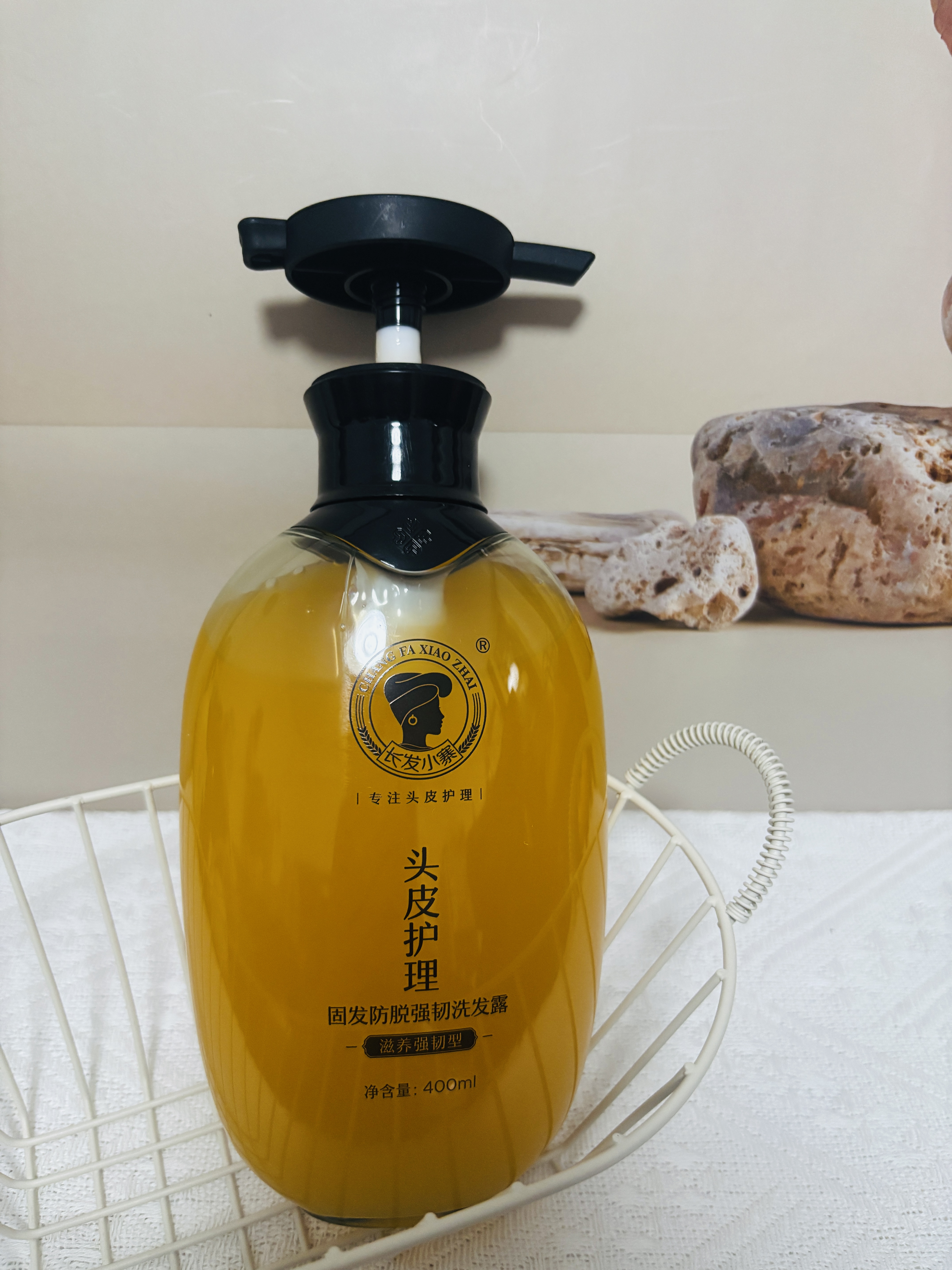 长发小寨【央妈同款】非遗固发防脱洗发水400ml 淘米水强韧发根防断掉发 实拍图