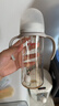 贝亲（Pigeon）自然离乳PPSU重力球吸管奶瓶双把手330ml12月+(附带奶嘴12月*2支) 实拍图
