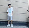 H8奢椰子鞋350鞋子男鞋2026新款透气网面莆田男鞋休闲运动跑步鞋 白满（BT版本） 42 实拍图