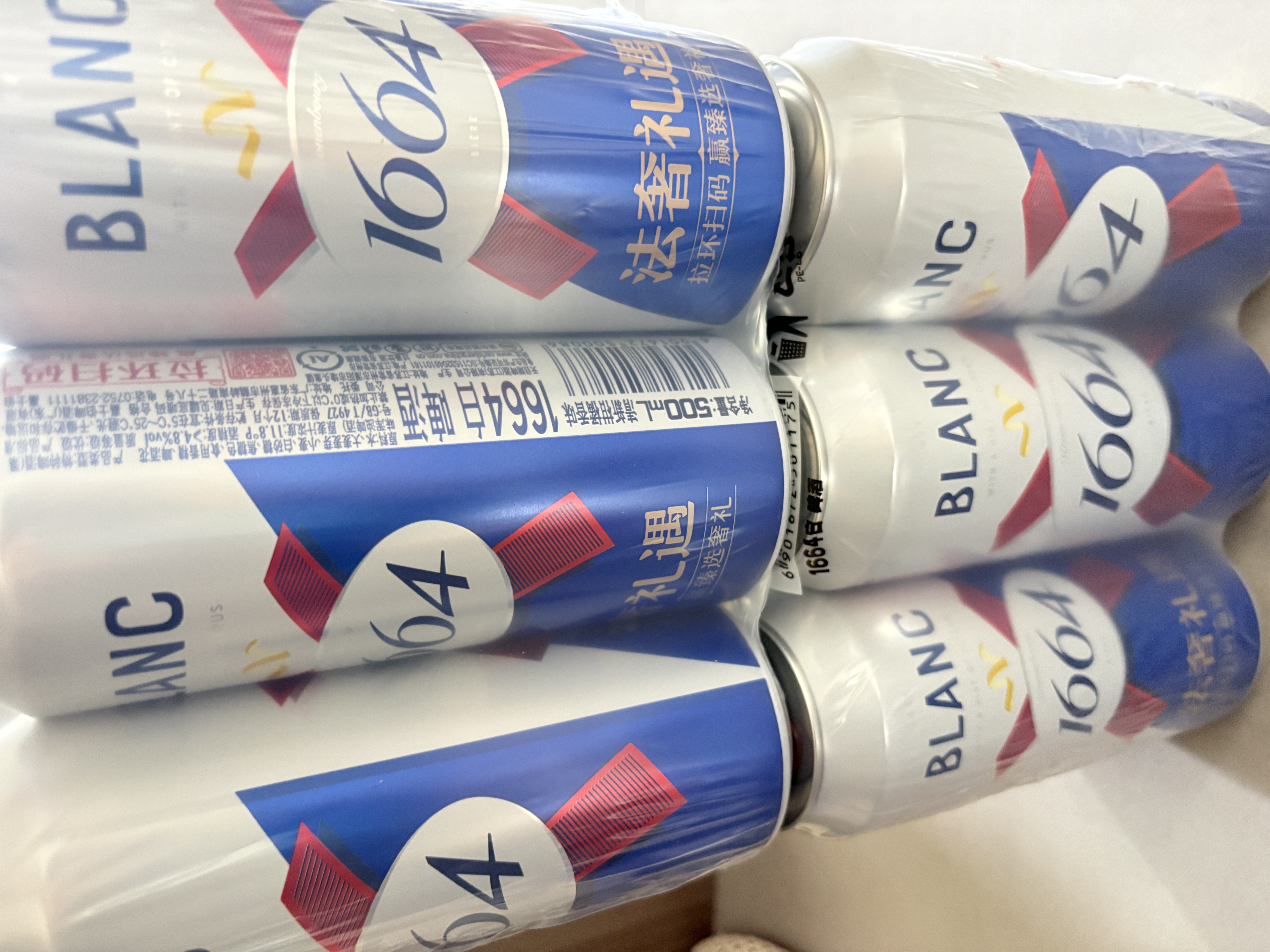 kronenbourg 1664白啤500ml*12小麦风味啤酒精酿整箱装 实拍图