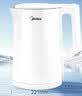 美的（Midea）电热水壶食品级304不锈钢自动断电双层防烫全钢无缝1.5L容量 MK-HJ1566 实拍图