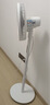 美的（Midea）【飓风节能】七叶柔风立式电风扇/家用轻音落地扇/台式小型风扇/大风力遥控定时摇头风扇 SAH35BSJ 实拍图