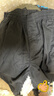 优衣库麻混纺舒适九分裤男装/休闲裤宽松版型26春夏新款482258 09 黑色 XS 实拍图