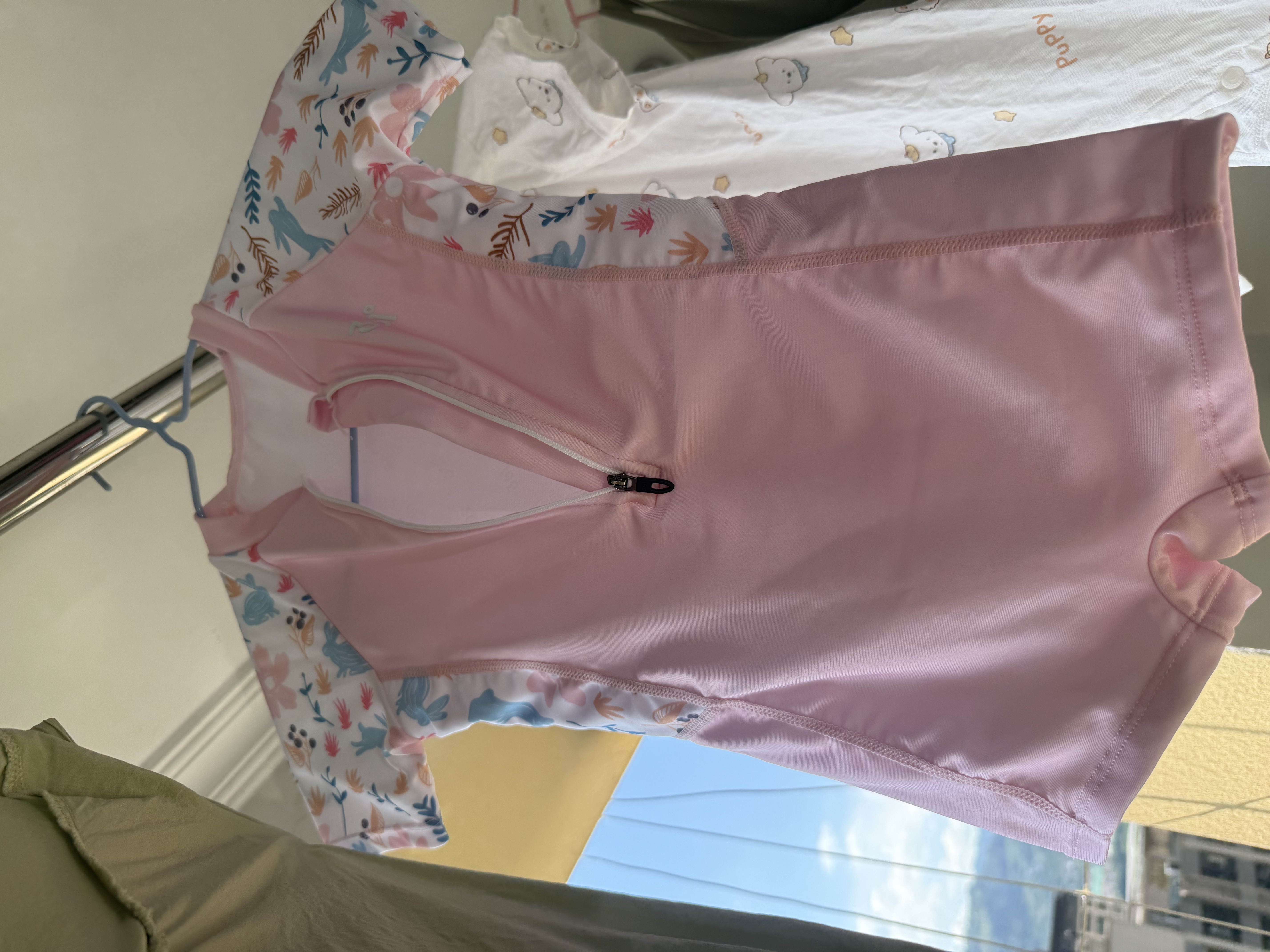 361°儿童泳衣女中小童连体短袖短裤夏季泳装专业学游泳快干温泉游泳衣 实拍图