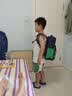 UEK小学生书包减负护脊男生儿童1-3年级背包抗菌透气双肩包宝蓝色 实拍图