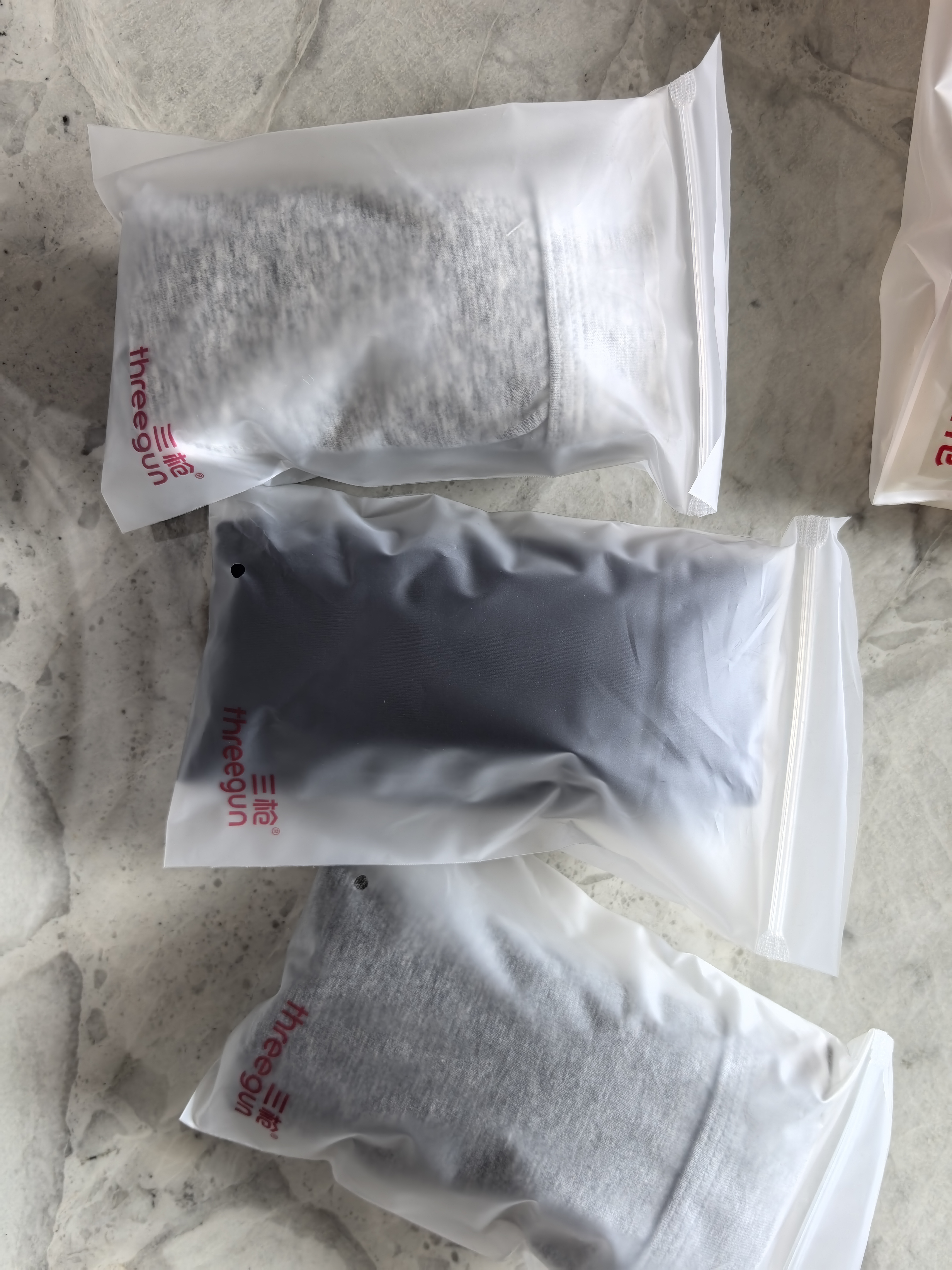 三枪（THREEGUN）男士内裤新疆棉10A抗菌弹力透气四角裤男生运动平角裤头3条装 实拍图