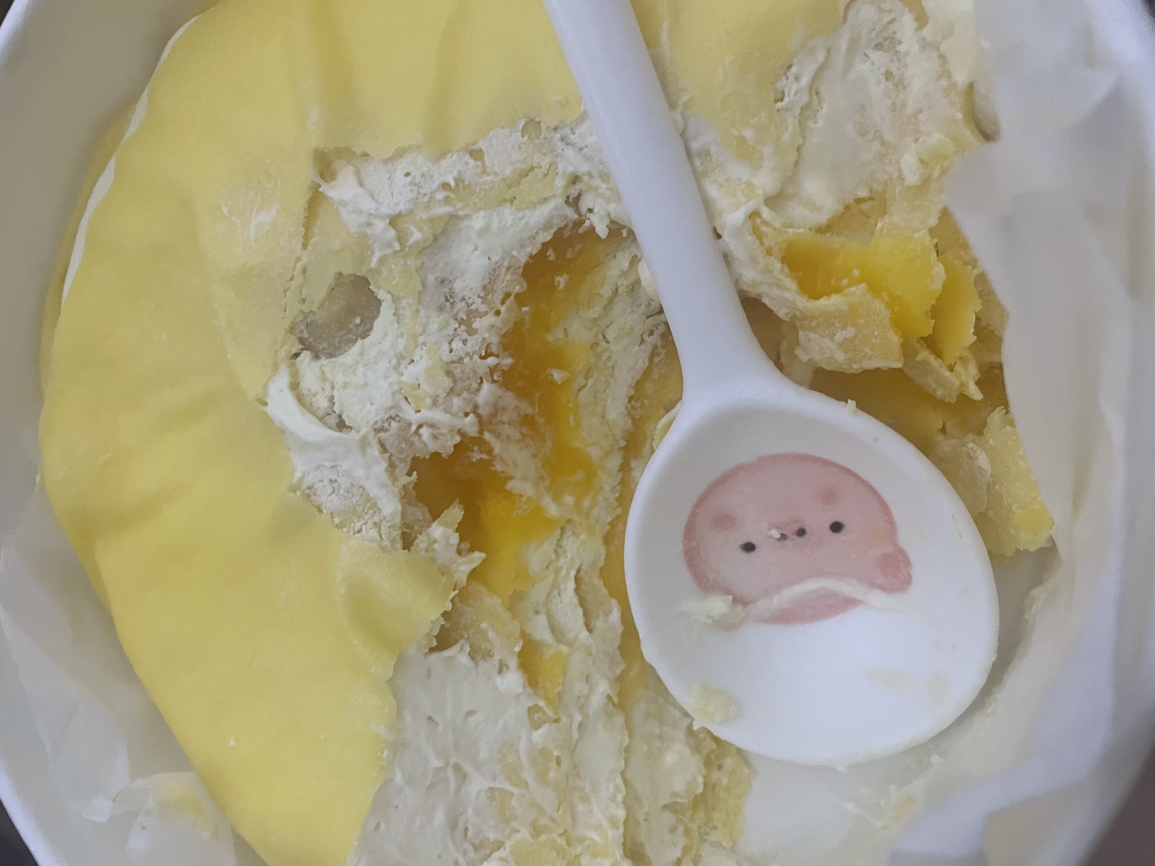 榴食喵猫山王榴莲千层蛋糕小蛋糕千层榴莲蛋糕盒子蛋糕动物奶油西点甜品 芒果千层400g*1盒【顺丰冷链】 实拍图